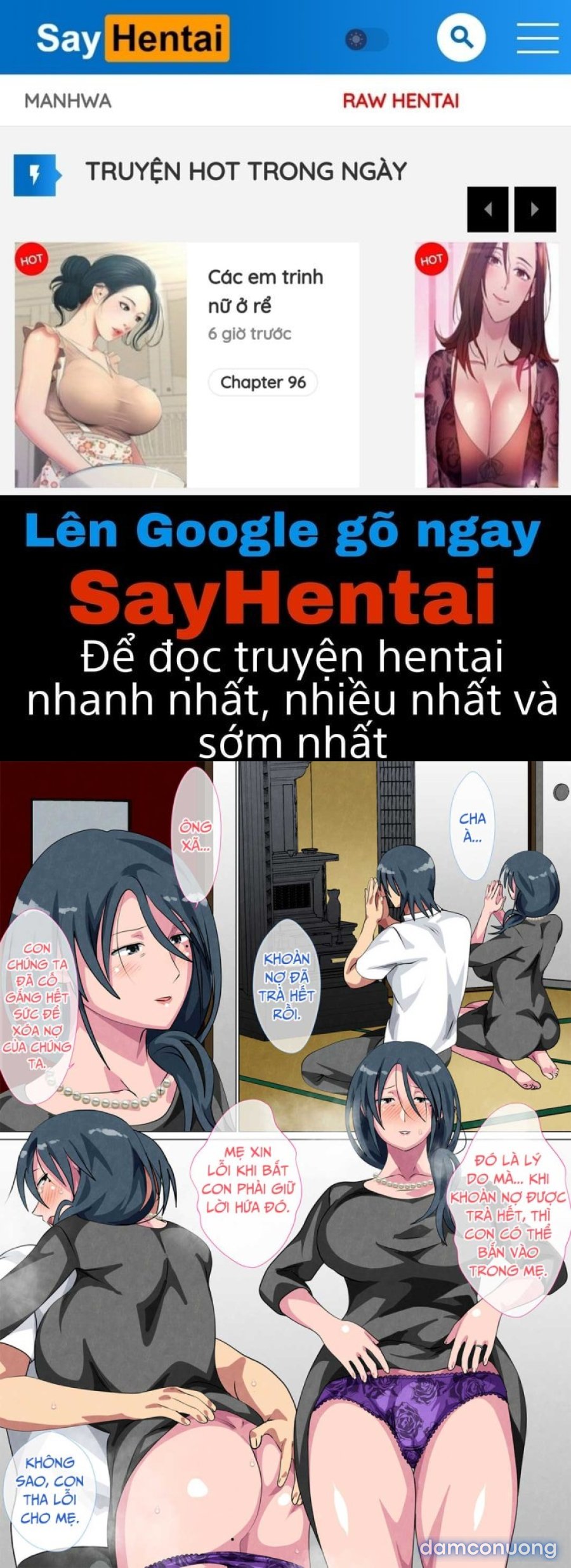 Người mẹ góa bụa Sayoko và con trai 