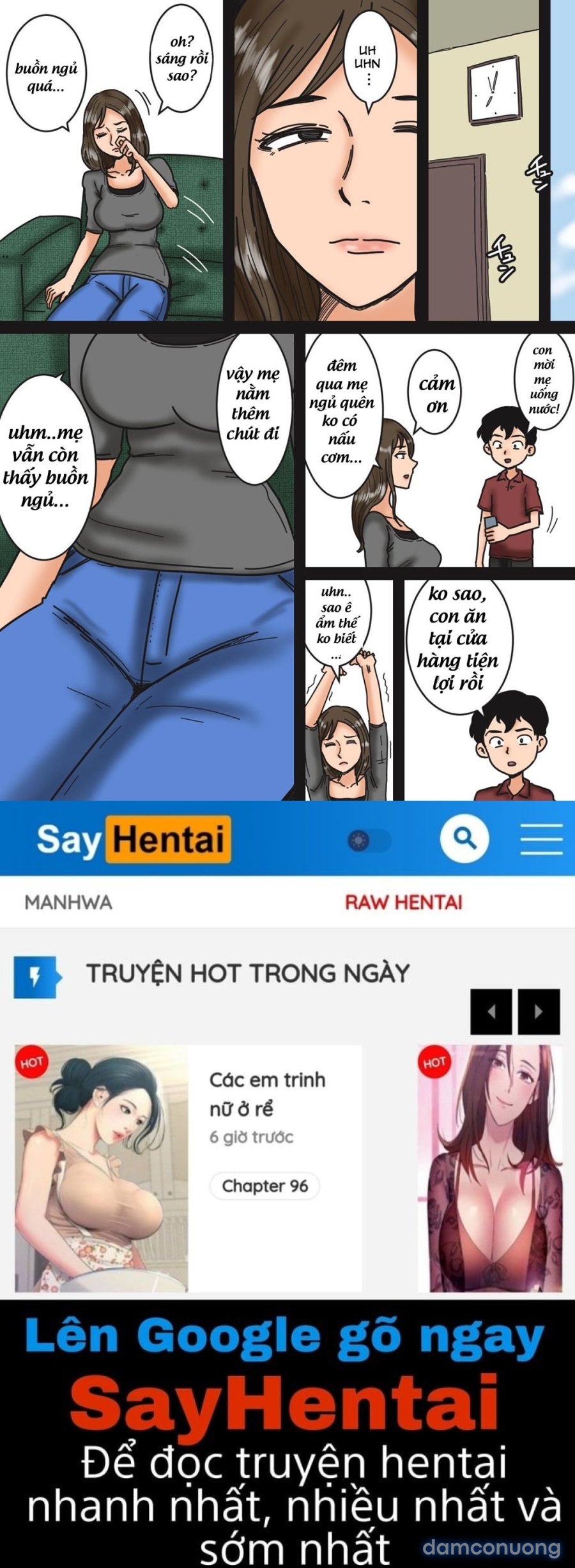 Dụ mẹ uống thuốc ngủ 