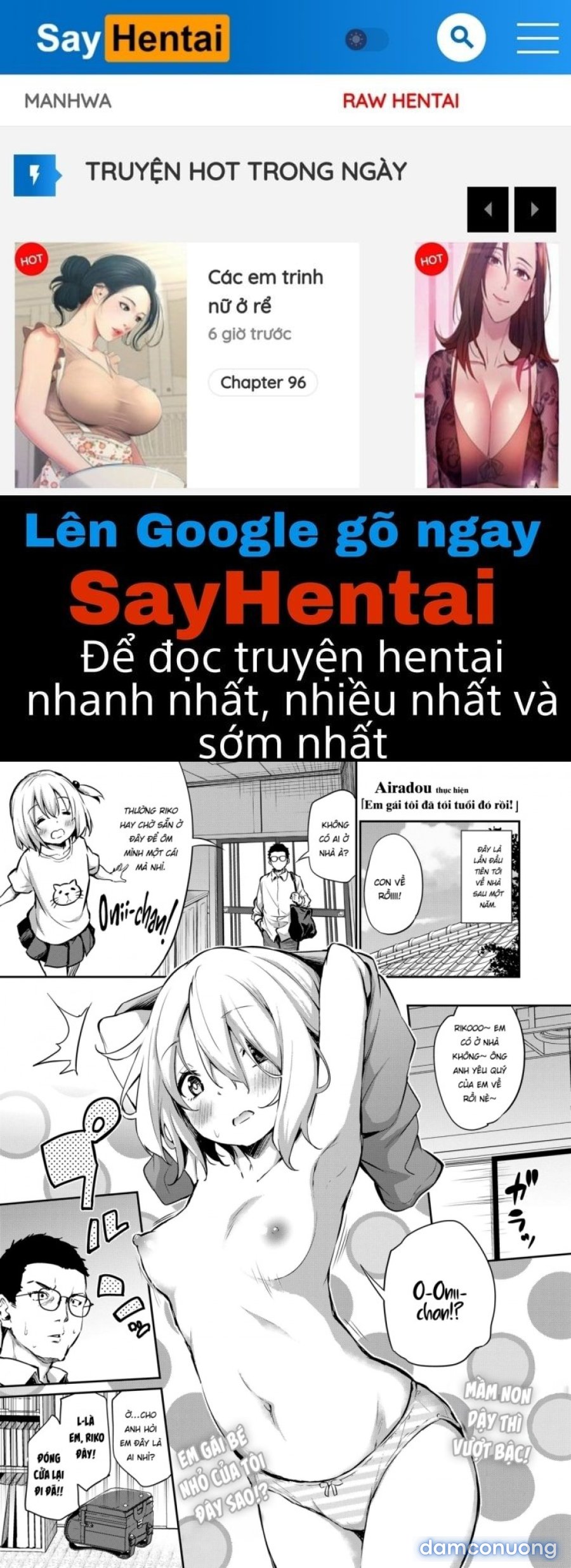 Em gái tôi đã tới tuổi đó rồi! 