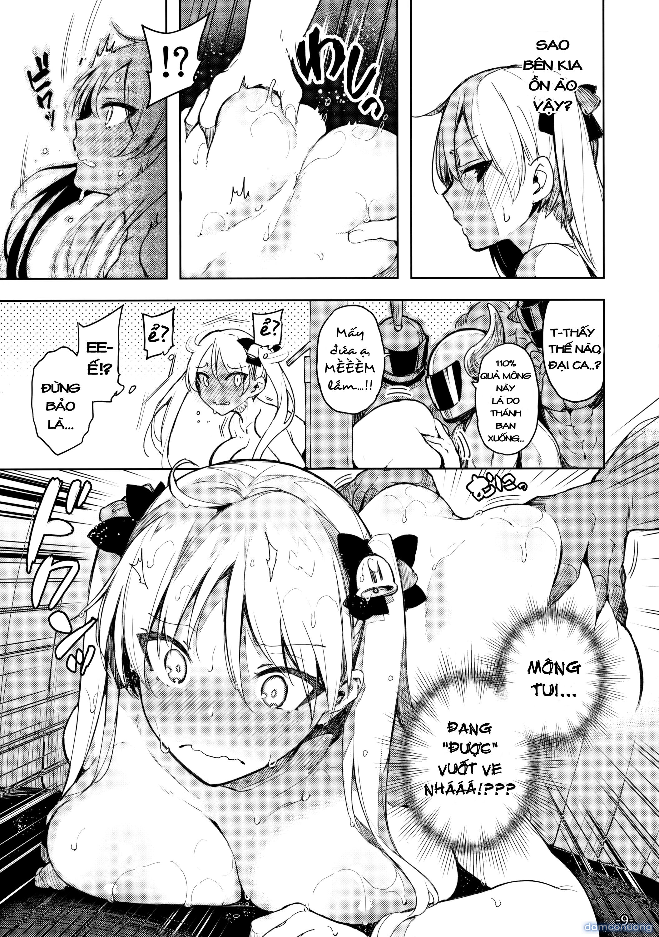 Rin-chan Hoảng Loạn Khi Bị Kẹt Trong Tường 