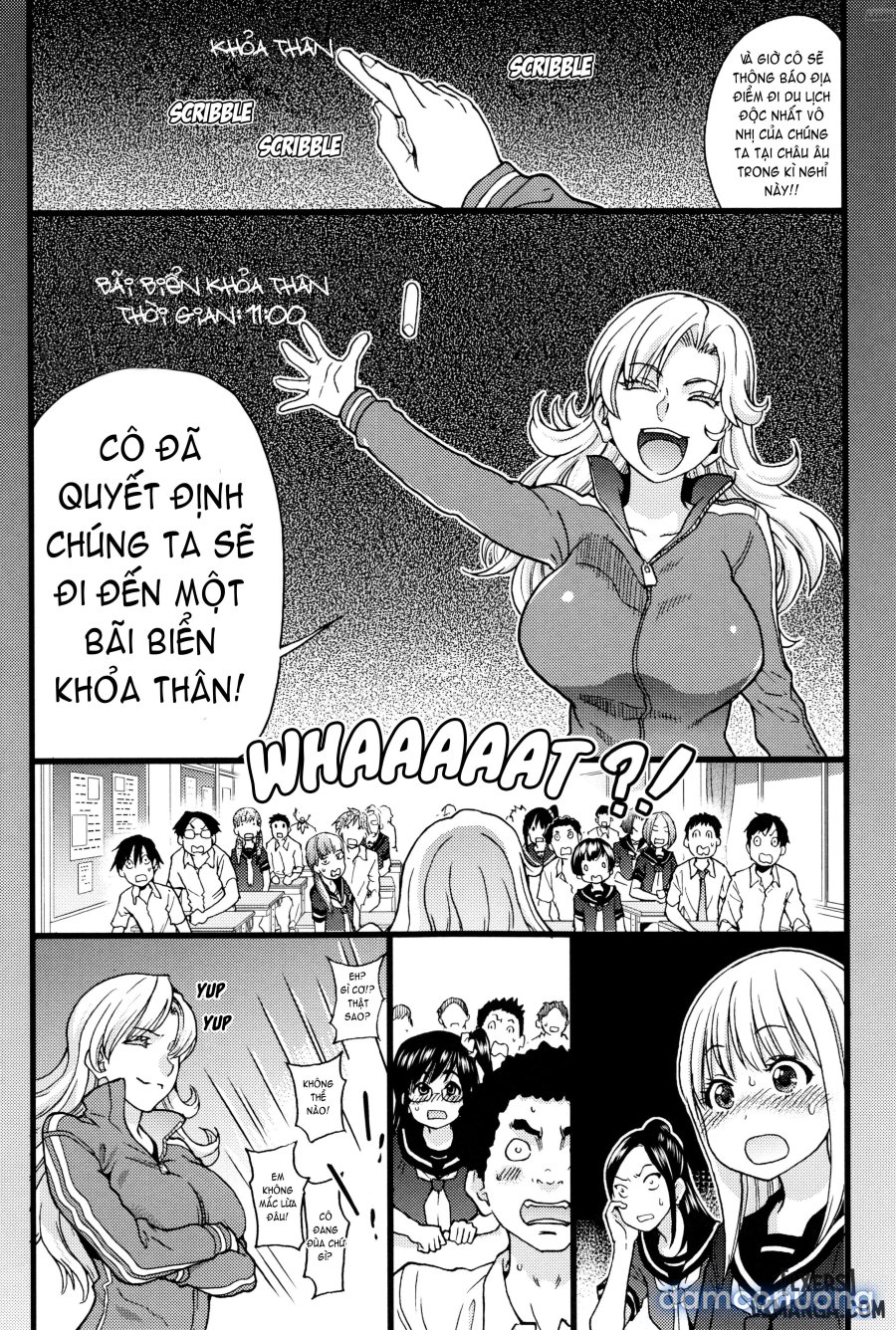 Nudist Beach ni Shuugakuryokou de 