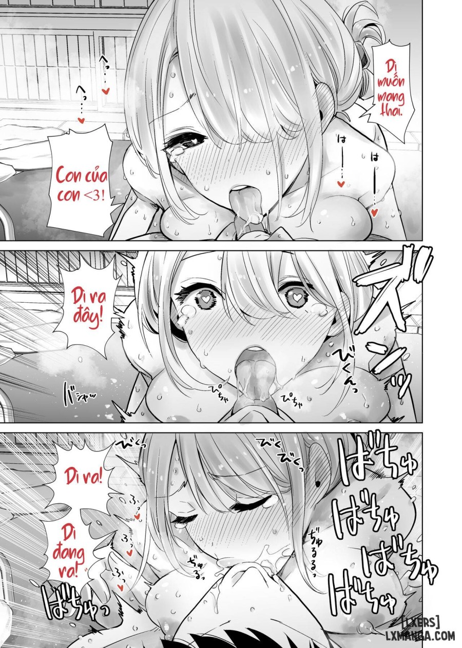 Tomodachi no Mama ga Boku no Dekachin Ikimakutta Onsen Ryokou 