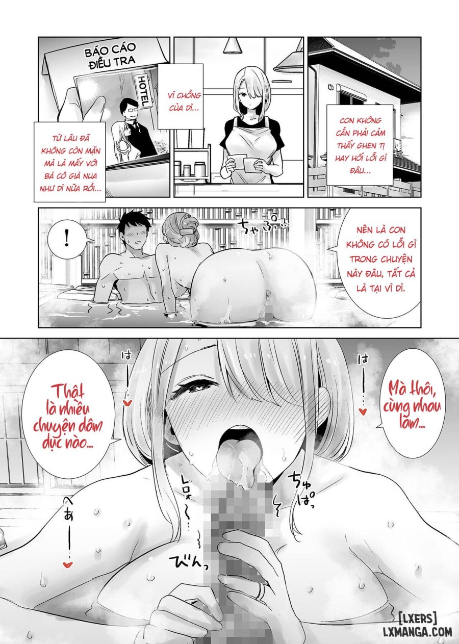 Tomodachi no Mama ga Boku no Dekachin Ikimakutta Onsen Ryokou 