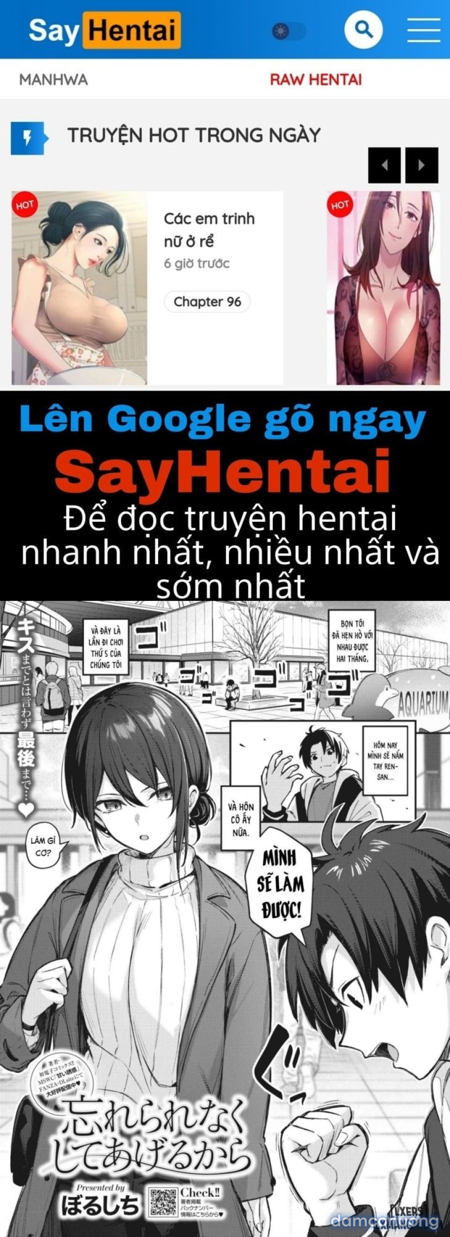 Tôi sẽ làm để bạn không quên 