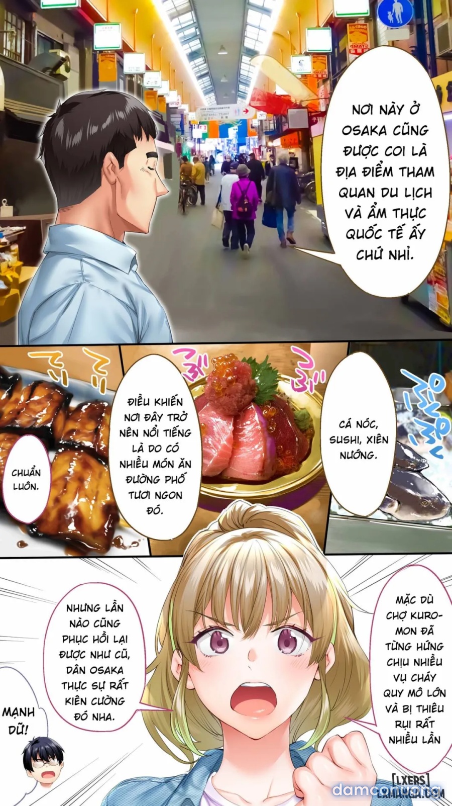 Chuyến du lịch ẩm thực Osaka (hấp diêm tập thể) 