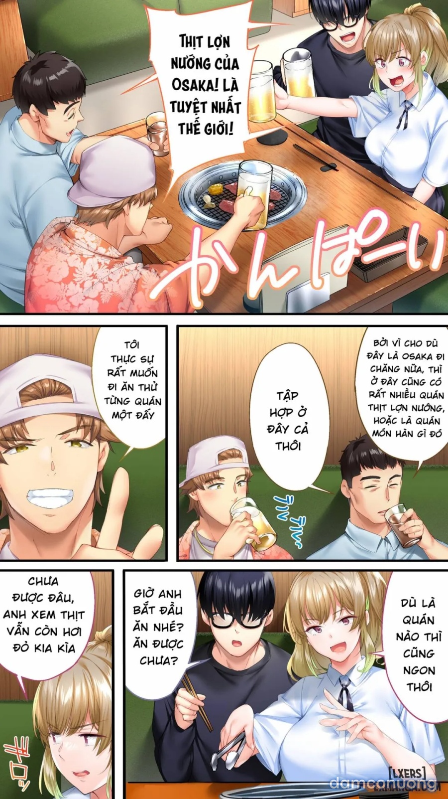 Chuyến du lịch ẩm thực Osaka (hấp diêm tập thể) 