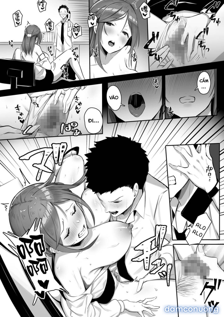 Kanojo ni wa Ienai… Kyonyuu Joushi to Hamemakuri SEX Zangyou 