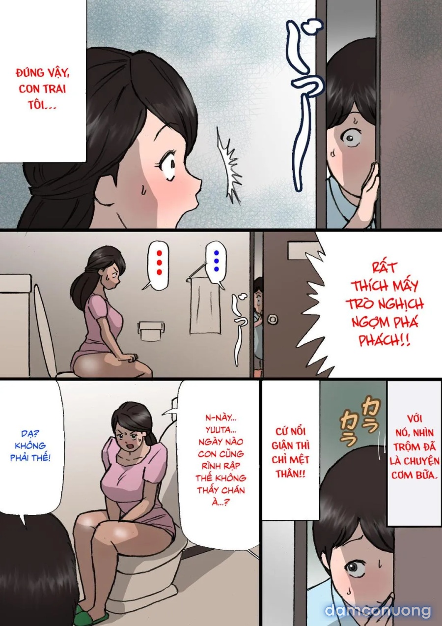 Người mẹ không thể nổi giận với đứa con nghịch ngợm 