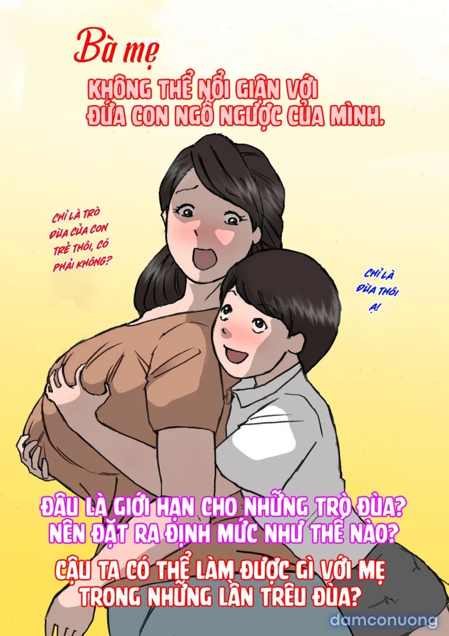 Người mẹ không thể nổi giận với đứa con nghịch ngợm 