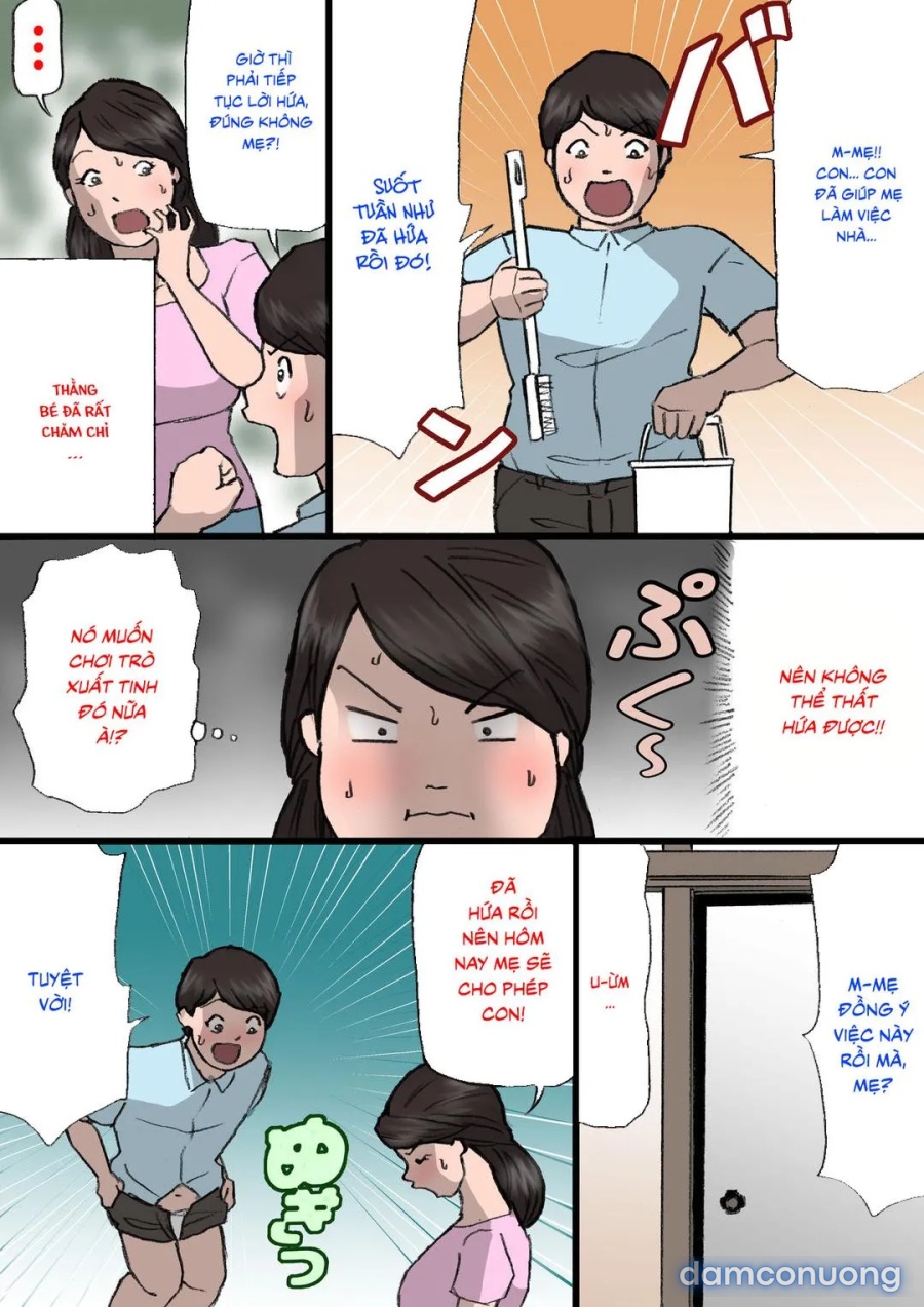 Người mẹ không thể nổi giận với đứa con nghịch ngợm 