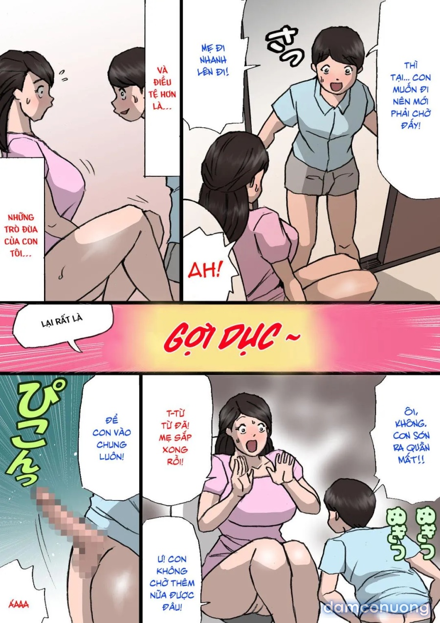 Người mẹ không thể nổi giận với đứa con nghịch ngợm 