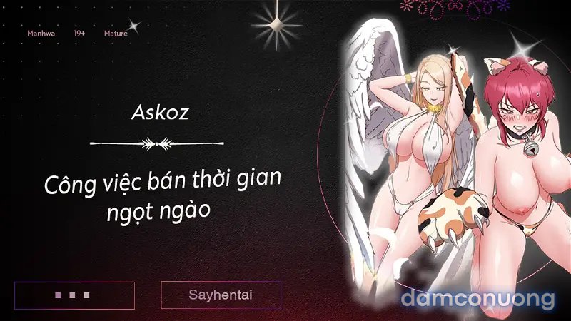 Công việc bán thời gian ngọt ngào. 