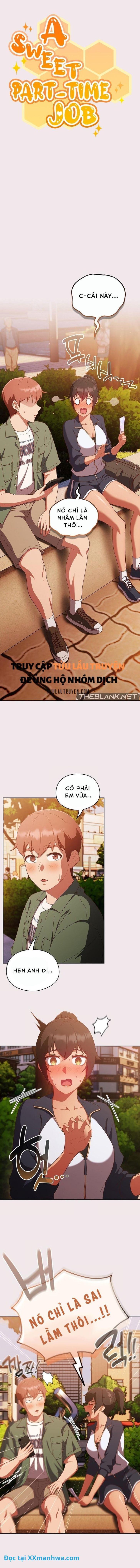 Công việc bán thời gian ngọt ngào. 