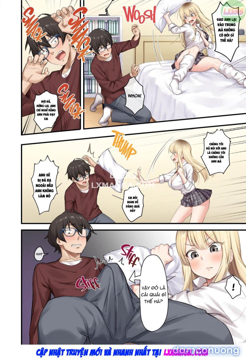 Bài học tại gia với mấy em gyaru quyến rũ 