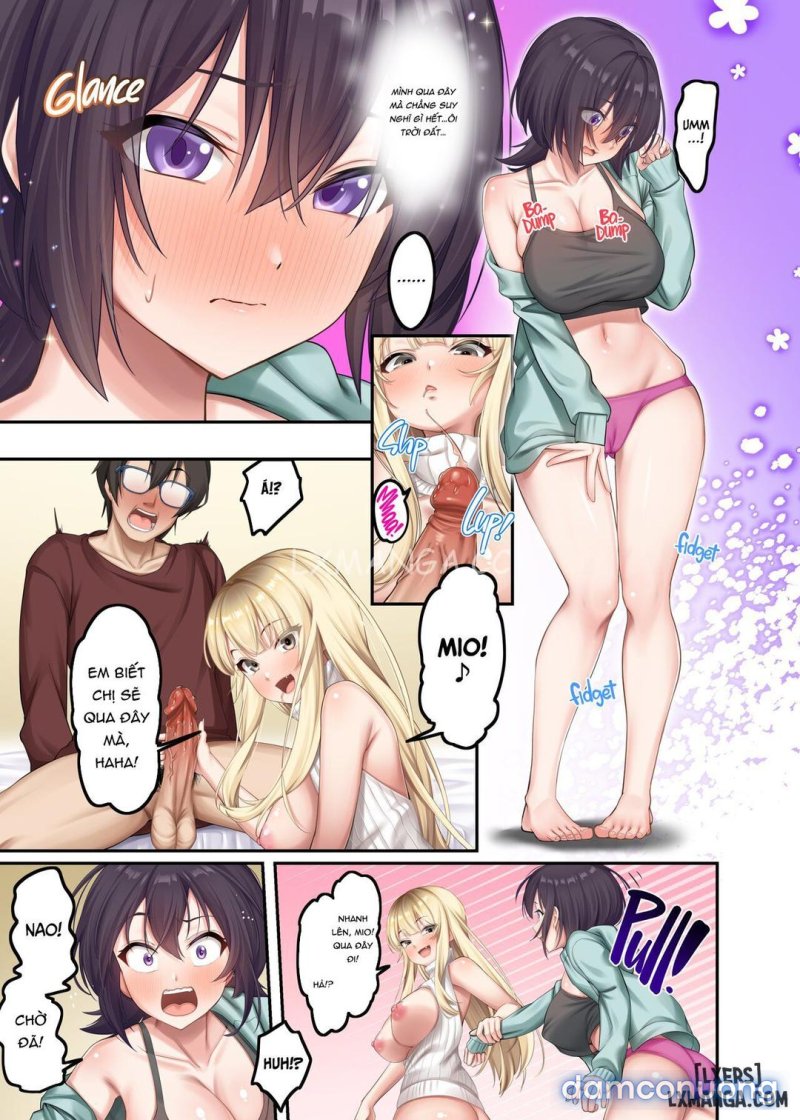 Bài học tại gia với mấy em gyaru quyến rũ 