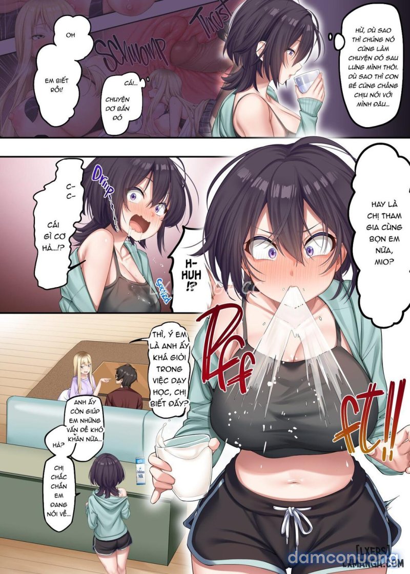 Bài học tại gia với mấy em gyaru quyến rũ 