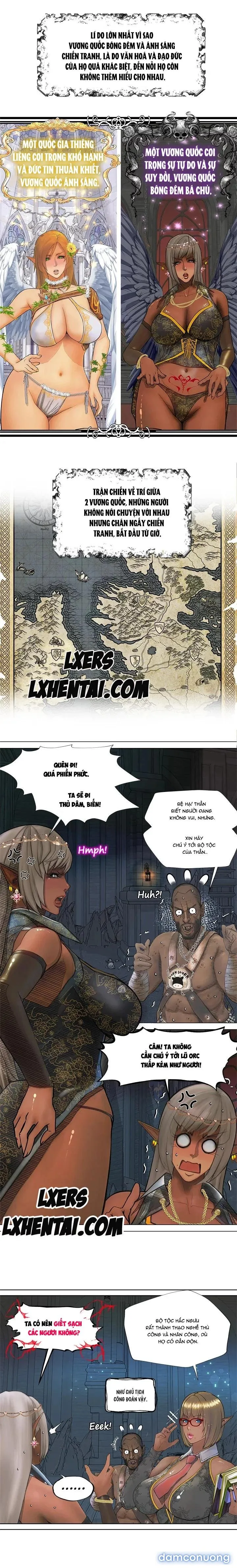 Nữ hoàng Dark Elf và bầy tôi Orc 