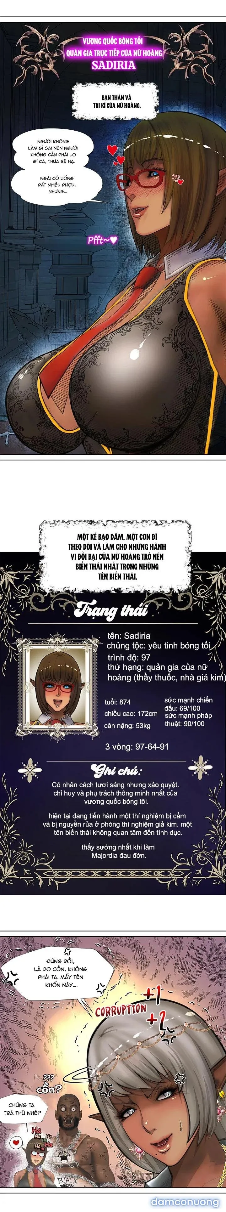 Nữ hoàng Dark Elf và bầy tôi Orc 