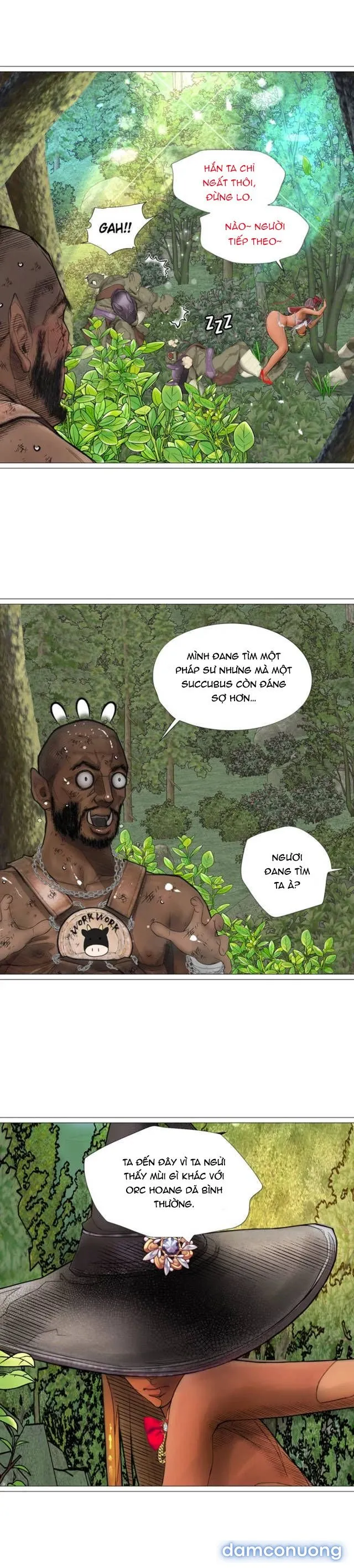 Nữ hoàng Dark Elf và bầy tôi Orc 