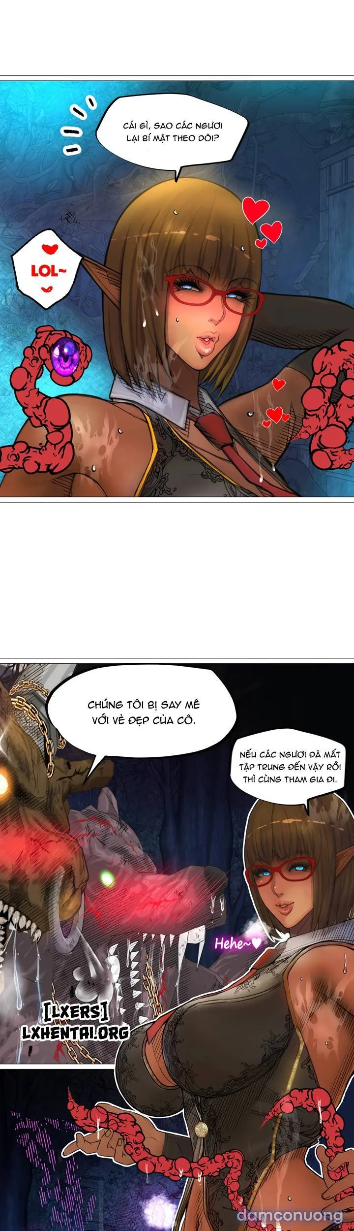 Nữ hoàng Dark Elf và bầy tôi Orc 