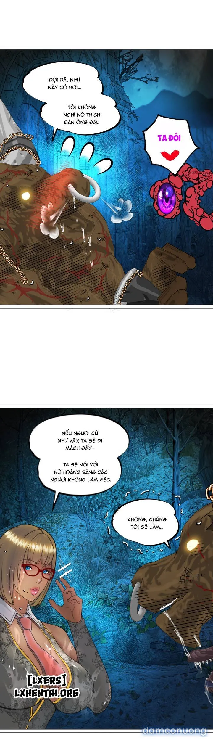 Nữ hoàng Dark Elf và bầy tôi Orc 
