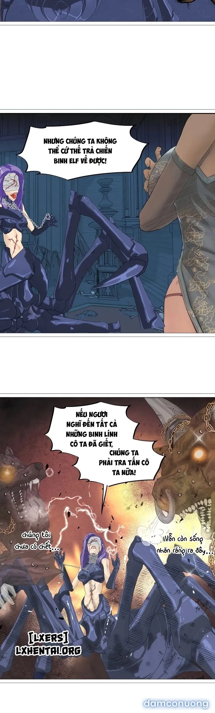 Nữ hoàng Dark Elf và bầy tôi Orc 