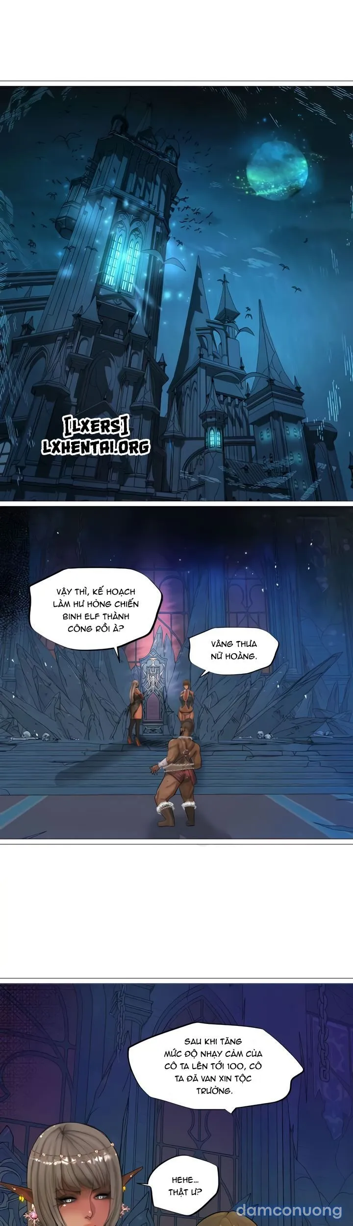 Nữ hoàng Dark Elf và bầy tôi Orc 