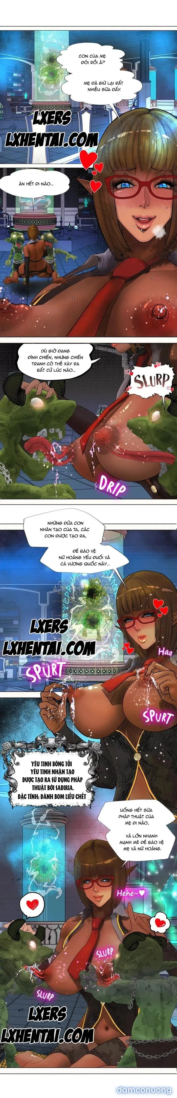 Nữ hoàng Dark Elf và bầy tôi Orc 