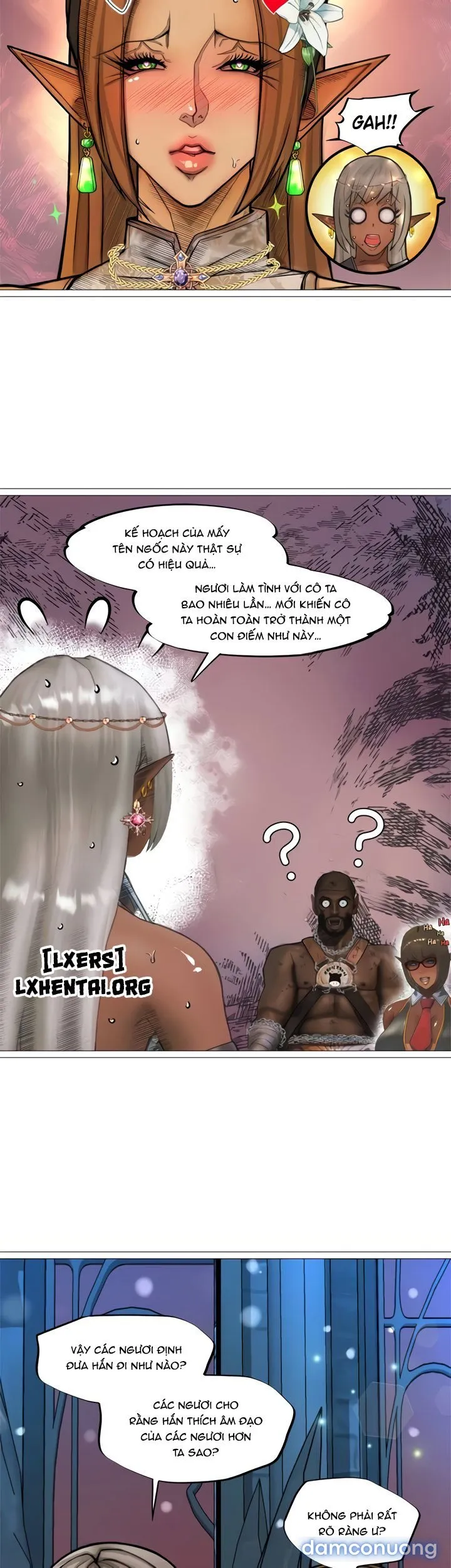 Nữ hoàng Dark Elf và bầy tôi Orc 