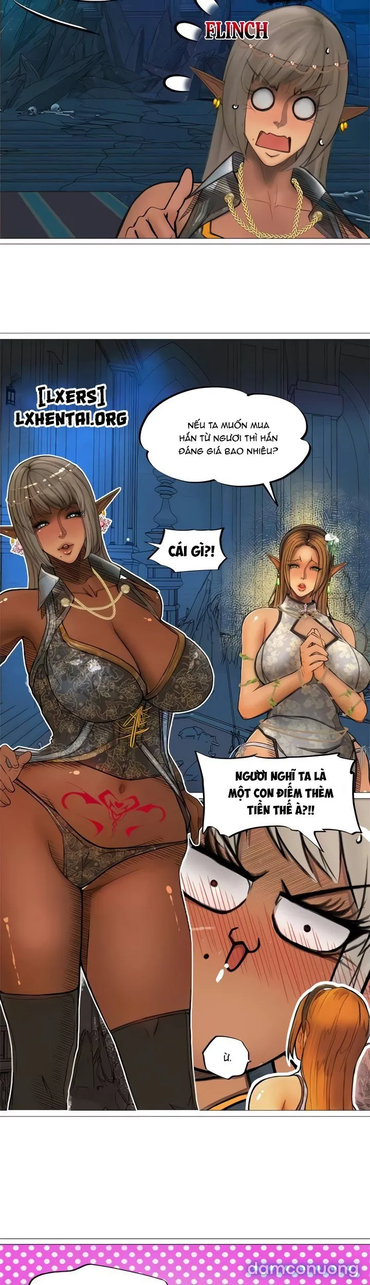 Nữ hoàng Dark Elf và bầy tôi Orc 