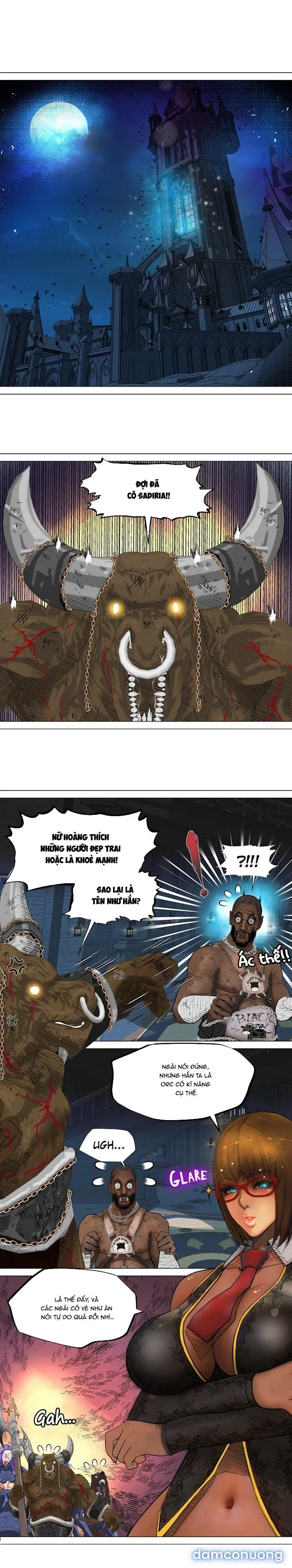 Nữ hoàng Dark Elf và bầy tôi Orc 