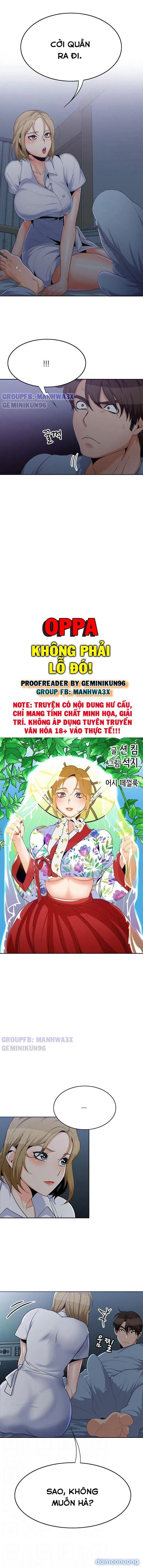 Oppa, không phải ở đây 