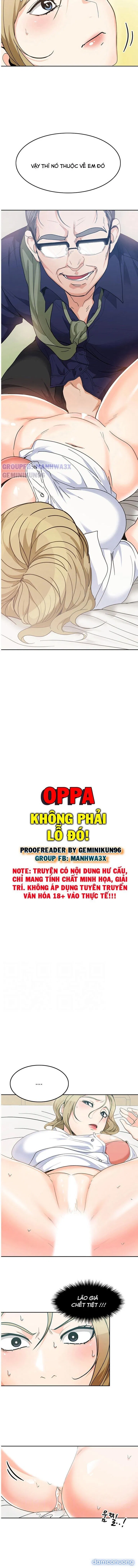 Oppa, không phải ở đây 