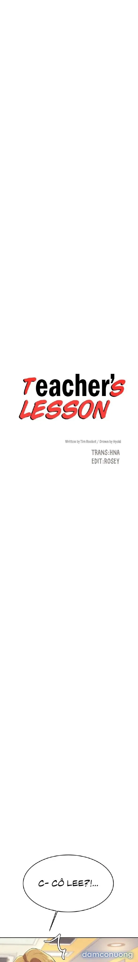 Teacher Lesson – Manhwa 18+ 