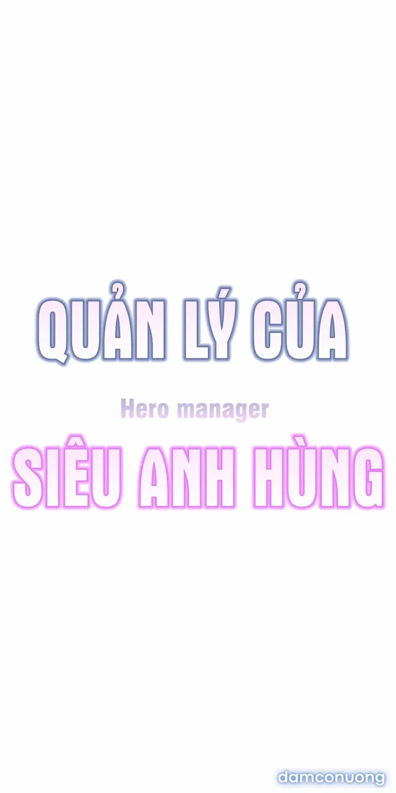Quản Lý Của Siêu Anh Hùng 