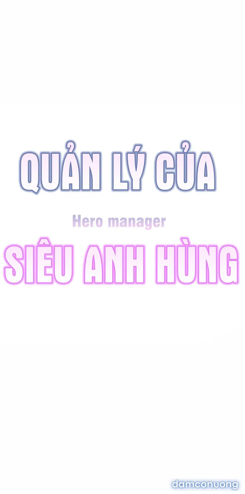 Quản Lý Của Siêu Anh Hùng 