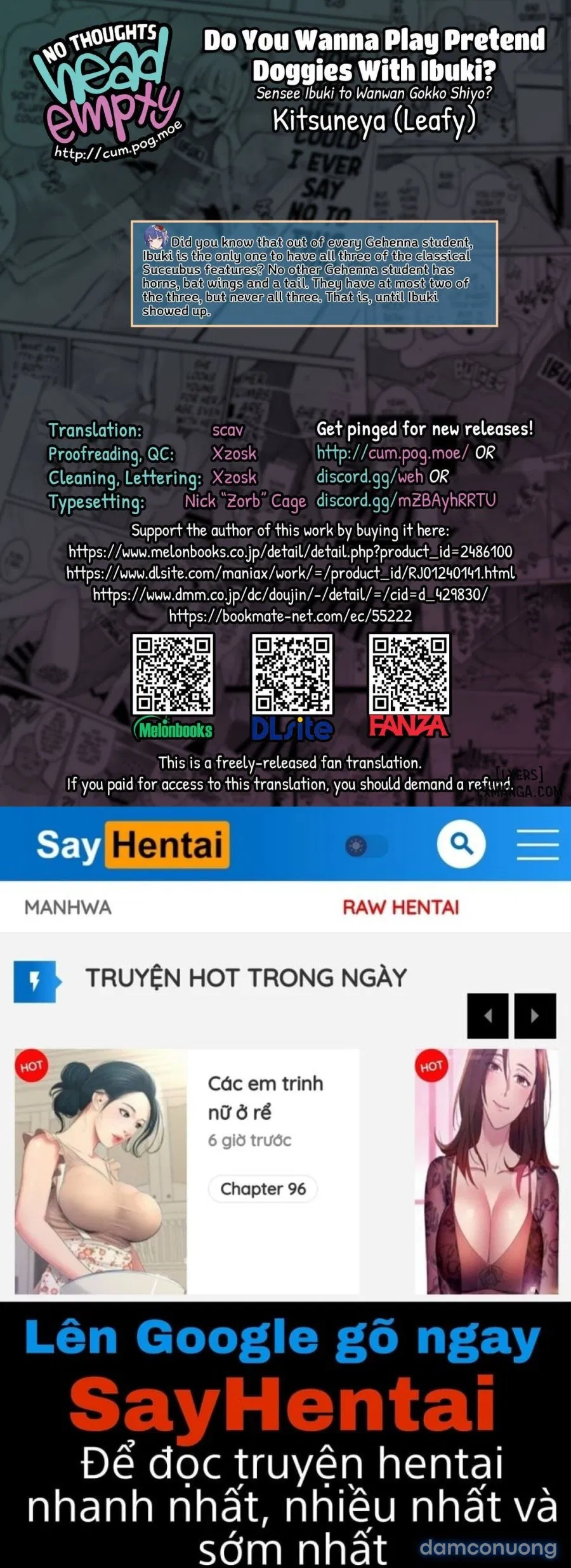 Sensei! Bạn có muốn chơi giả vờ nuôi chó với Ibuki không? 