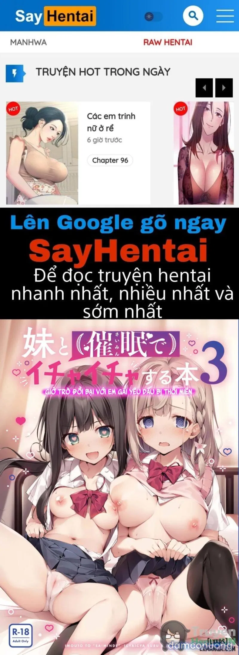 Bí Thuật Thôi Miên Để Chịch Em Gái 3- Truyện Màu 