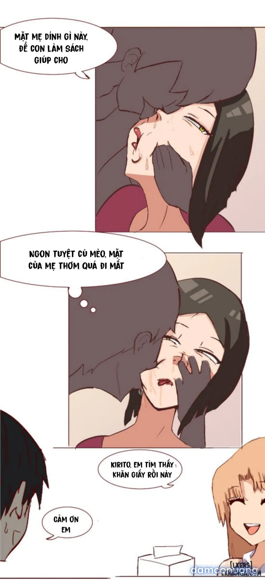 Kirito and Asuna's mother 