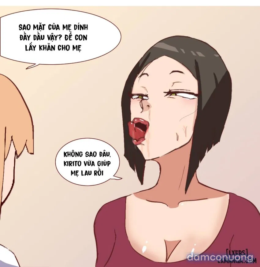 Kirito and Asuna's mother 