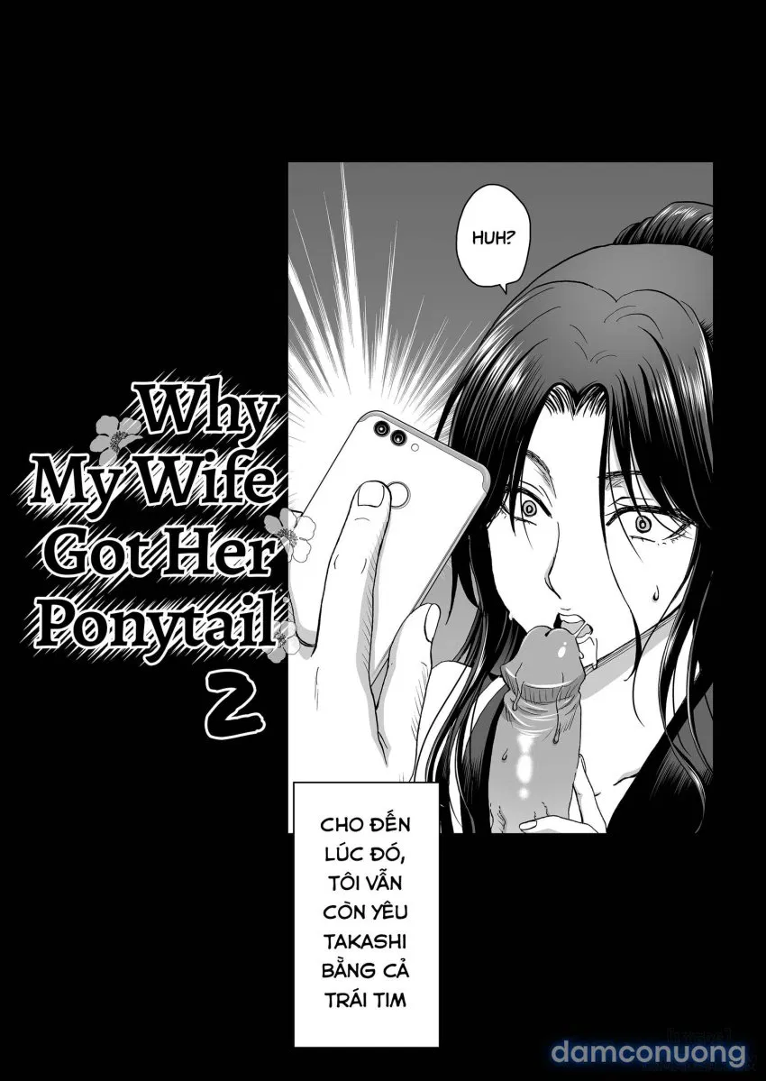 My wife got her ponytail 