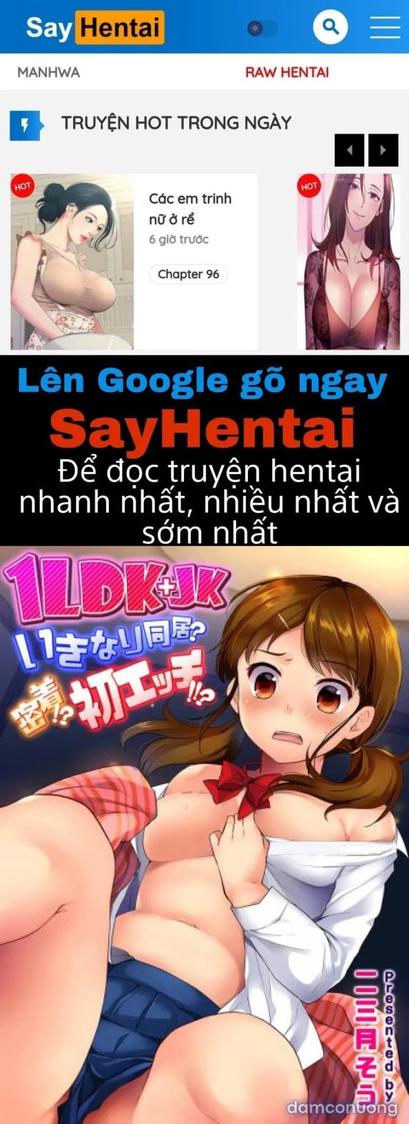 1LDK+JK Ikinari Doukyo? Mitchaku!? Hatsu Ecchi!!? 