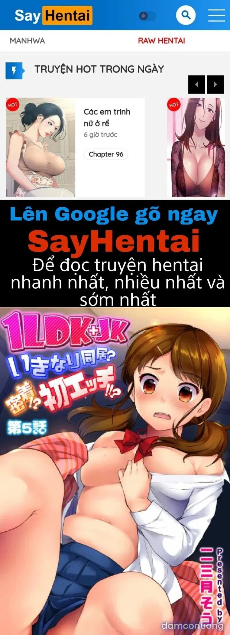1LDK+JK Ikinari Doukyo? Mitchaku!? Hatsu Ecchi!!? 