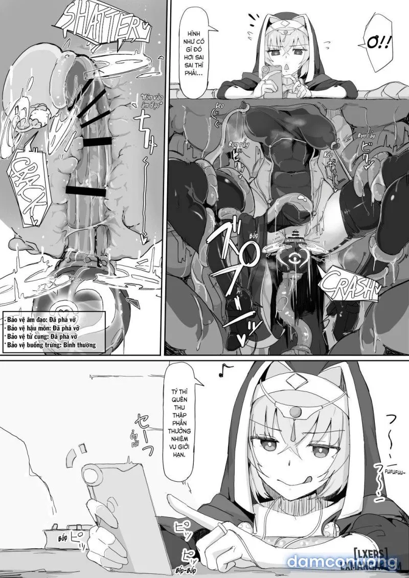 Teikyuu Zako Inma no Shokushu ga Fukai nanode Kankaku Shadan Mahou o Tenkai Shimashita wa!! 