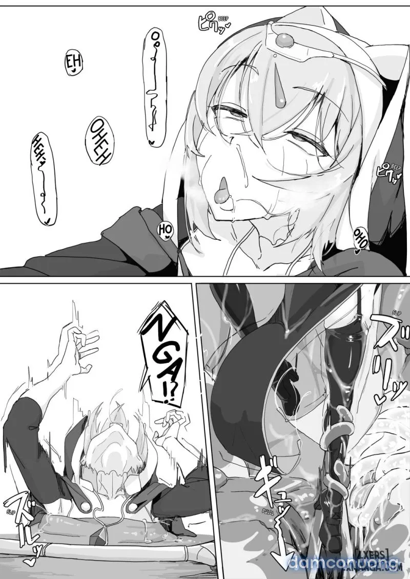 Teikyuu Zako Inma no Shokushu ga Fukai nanode Kankaku Shadan Mahou o Tenkai Shimashita wa!! 