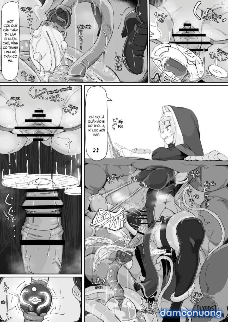 Teikyuu Zako Inma no Shokushu ga Fukai nanode Kankaku Shadan Mahou o Tenkai Shimashita wa!! 