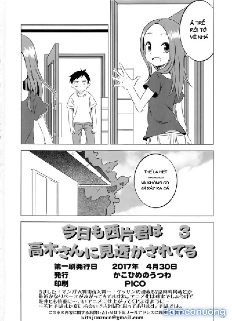 Kyou mo Nishikata-kun wa Takagi-san ni Misukasareteru 3 