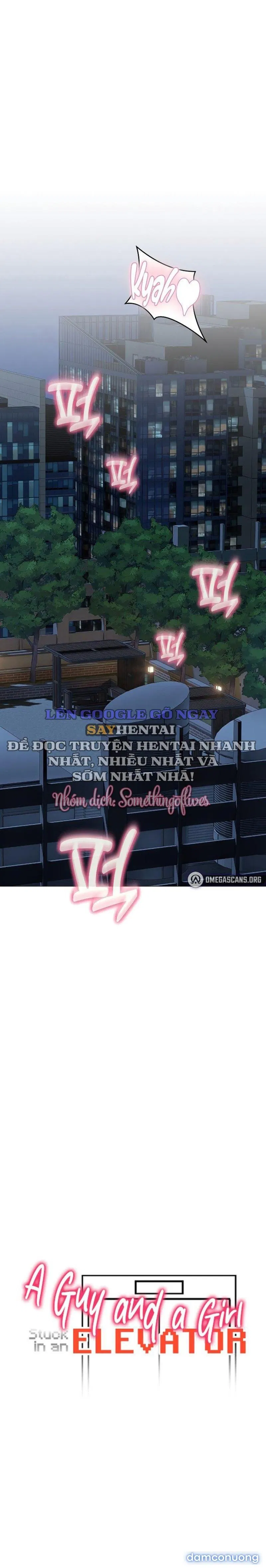 Chàng trai và cô gái mắc kẹt trong thang máy 