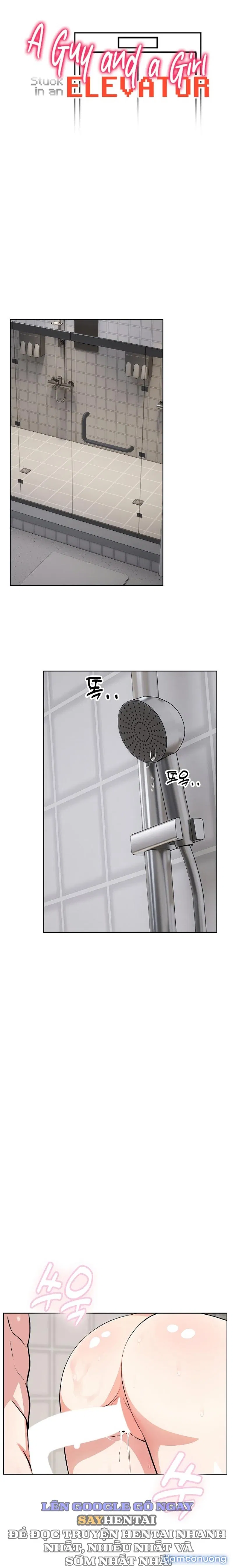 Chàng trai và cô gái mắc kẹt trong thang máy 