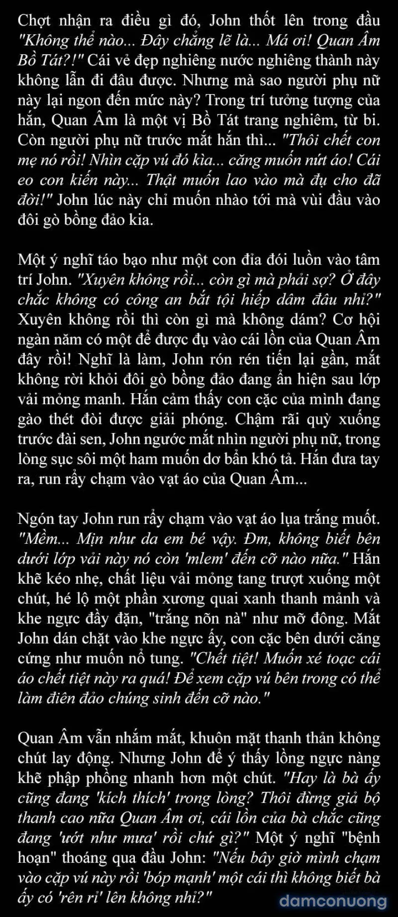 Tôi đã được đụ vào lồn Quán Thế Âm 